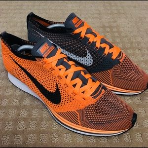 🚨TRADE ONLY🚨 Flyknit Racer Total Orange/Tranquil